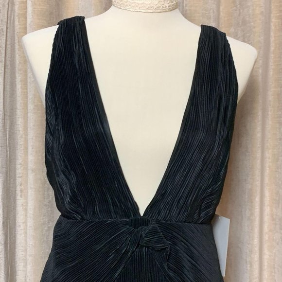 Free People Black Mini Dress Sz 4 - Picture 2 of 7